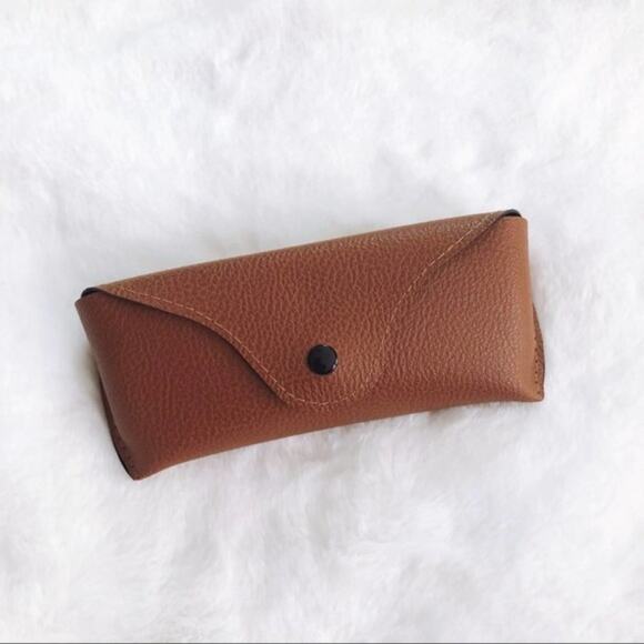 Stylens Accessories - Harley Brown Faux Leather Sunglasses Case